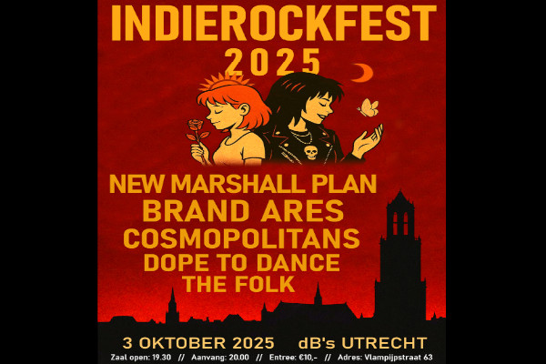 3 oktober: IndieRockFest 2025 @ dB's!